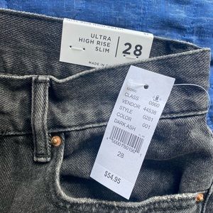 Pacsun black jeans, size 28, Ulta high rise slim jeans